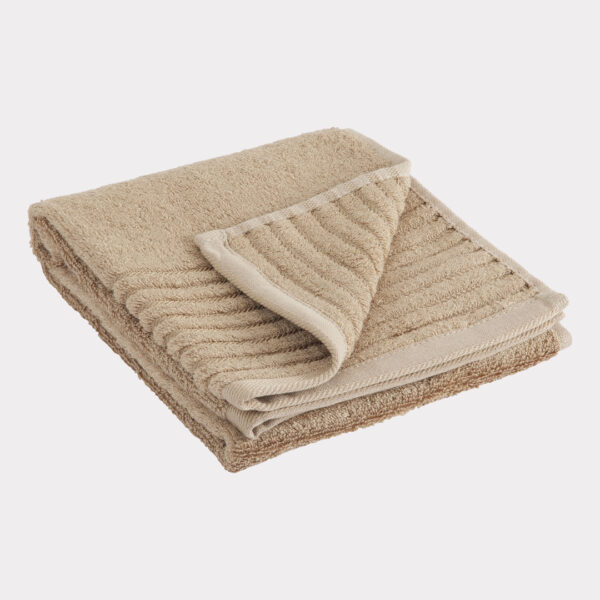 Bambus gæstehåndklæde sand fra Bambuni