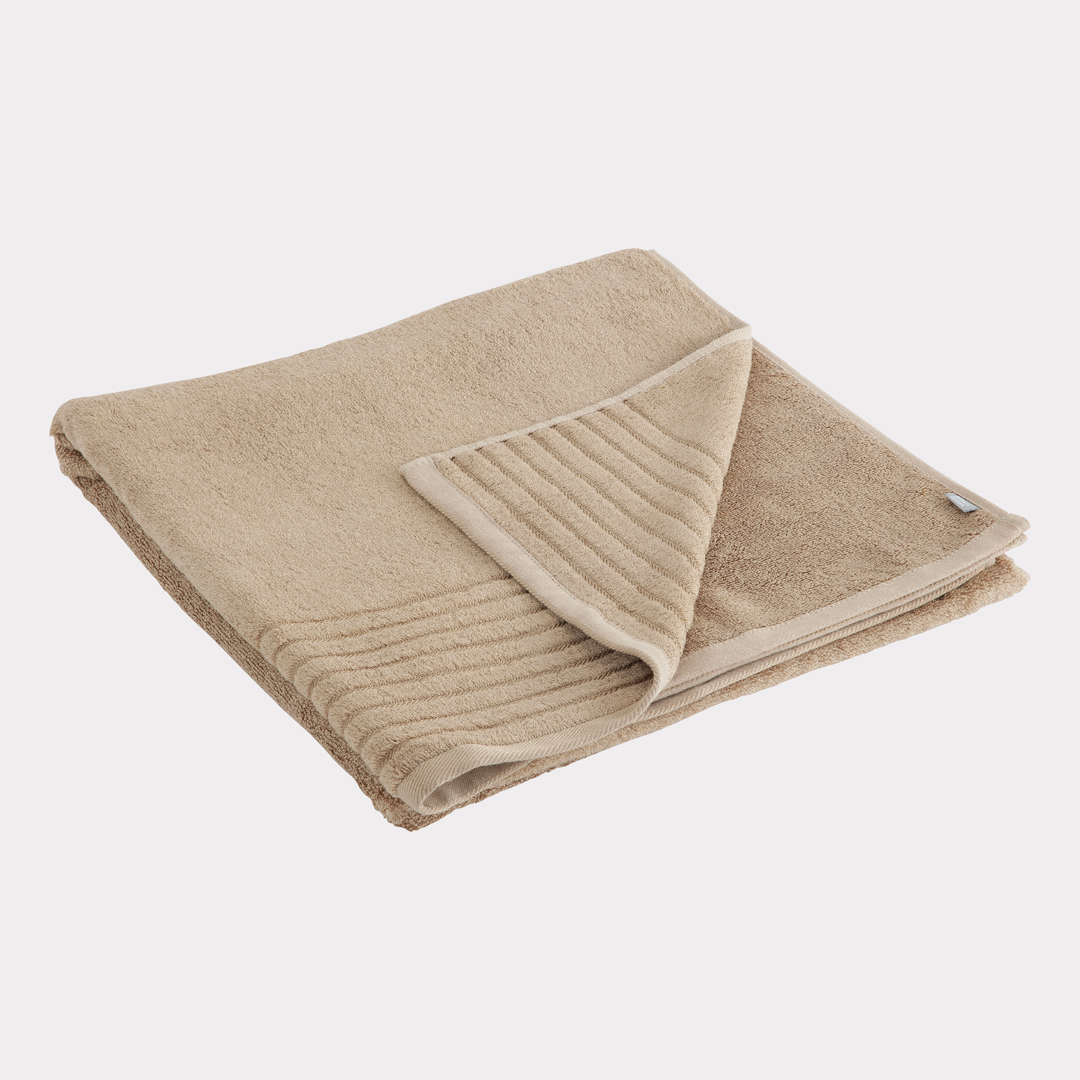 Bambus badehåndklæde sand 70x140 70x140