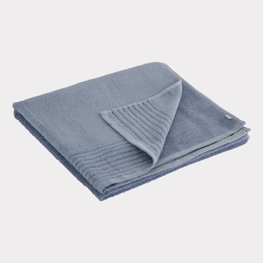 Bambus badehåndklæde blå 70x140 70x140