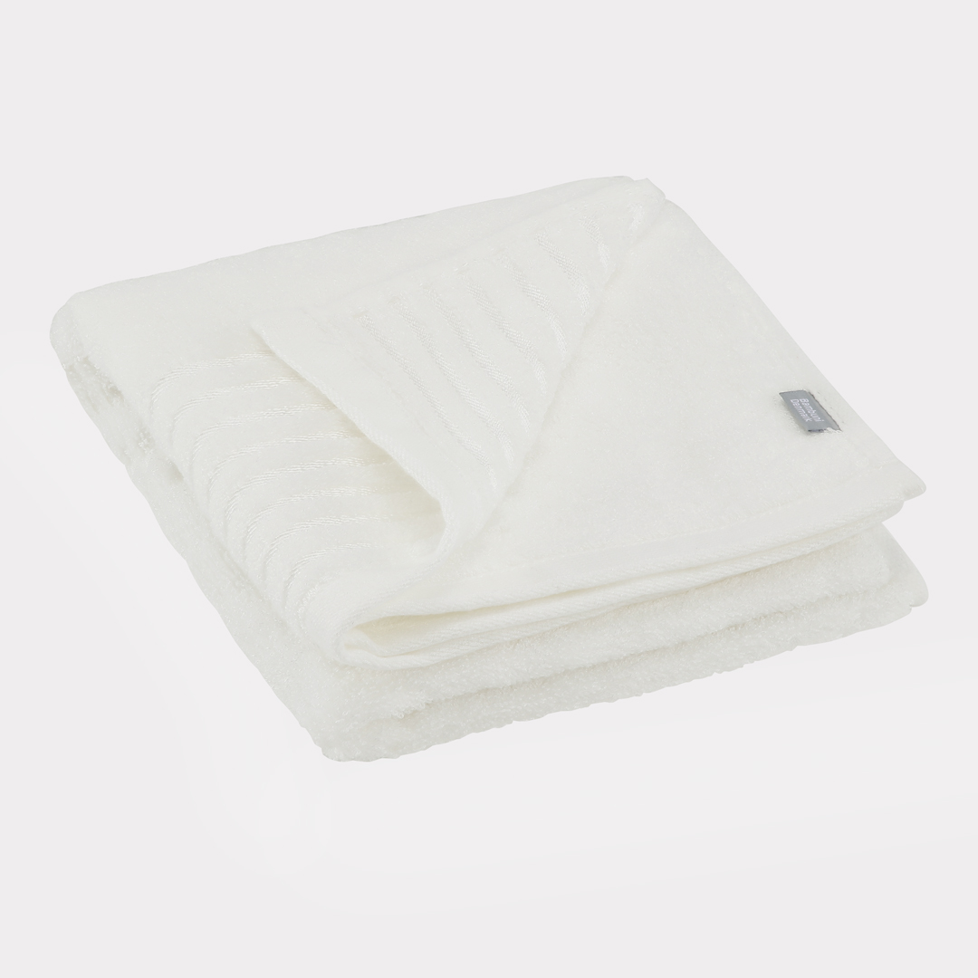 Bambus gæstehåndklæde hvid 34x74 34x74