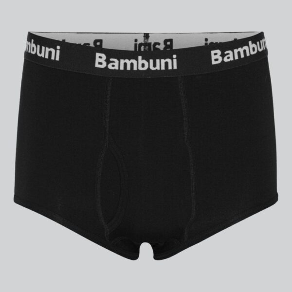 Bambus briefs i sort til mænd