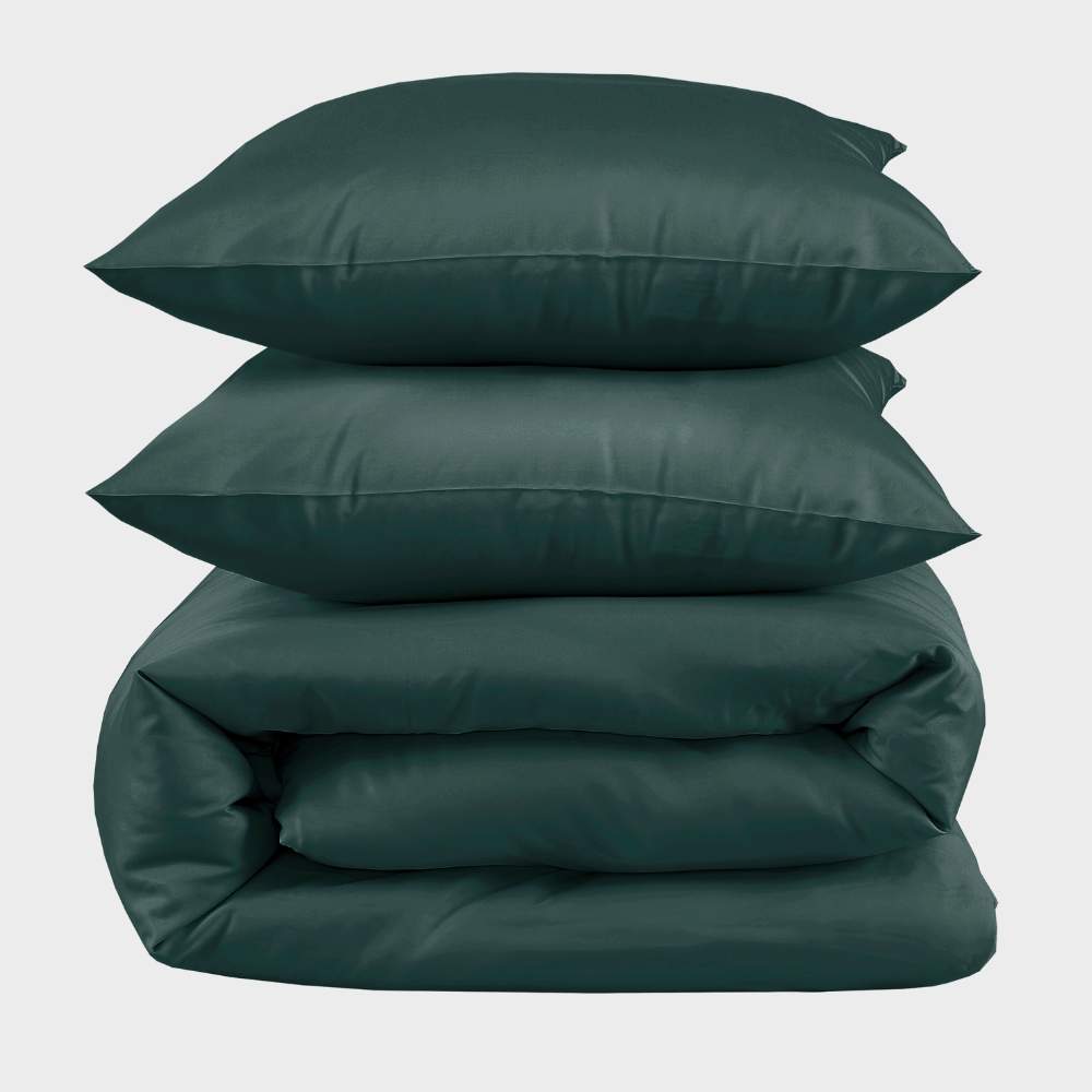 Bambus sengetøj i grøn 240x220 240x220