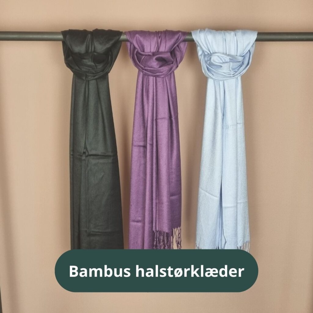 Se vores udvalg af bambus halstørklæder til kvinder