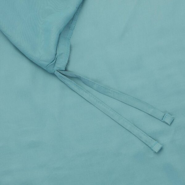 Bambus sengetøj havblå