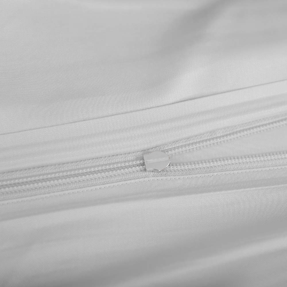 Bambus sengetøj i lysegrå fra Bambuni