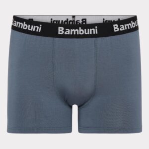 Bambus underbukser i støvet blå til mænd