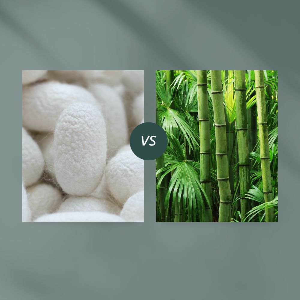 Hvad er forskellen på silke og bambus?