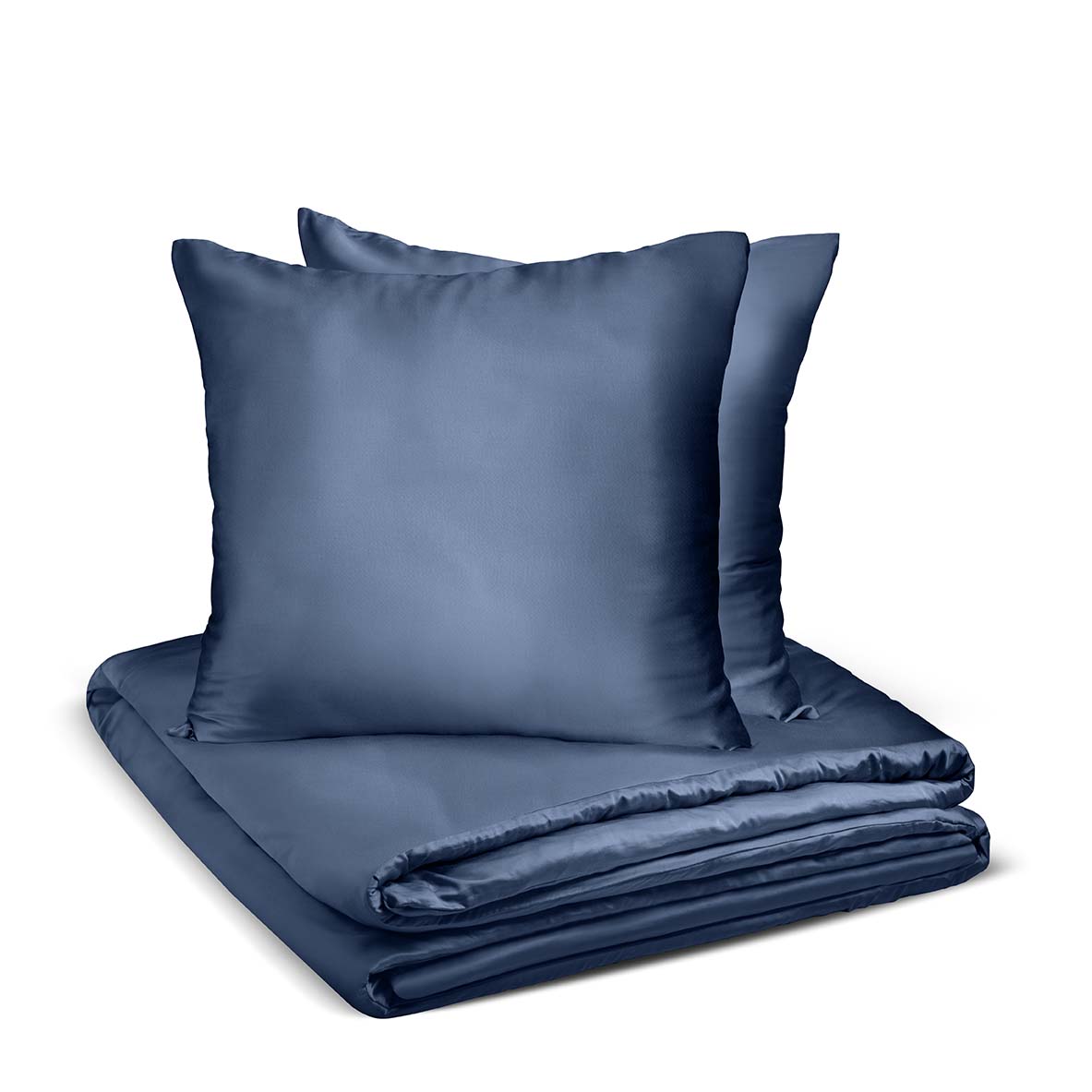 Bambus kingsize sengetøj i marineblå 240x220 240x220