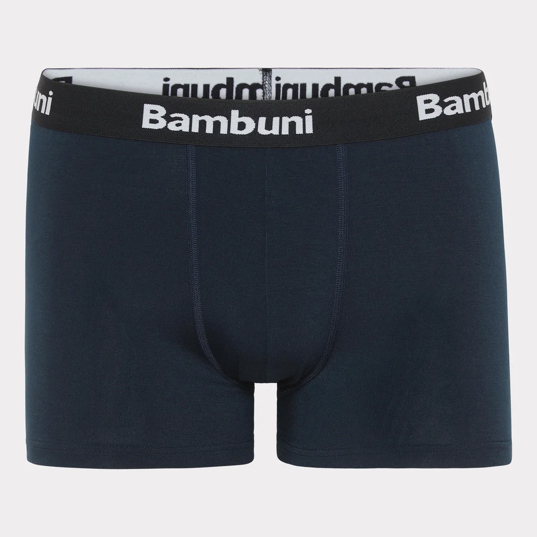 Bambus underbukser i navy blå til mænd