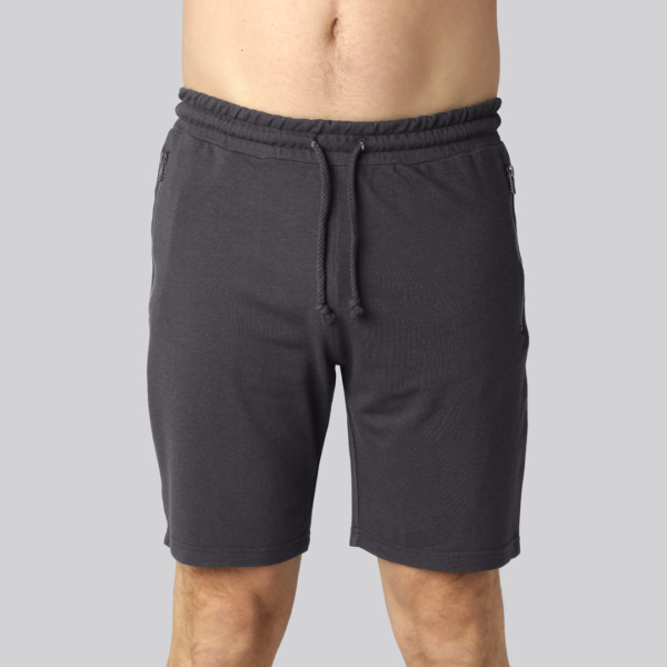 Bambus shorts i koksgrå til mænd